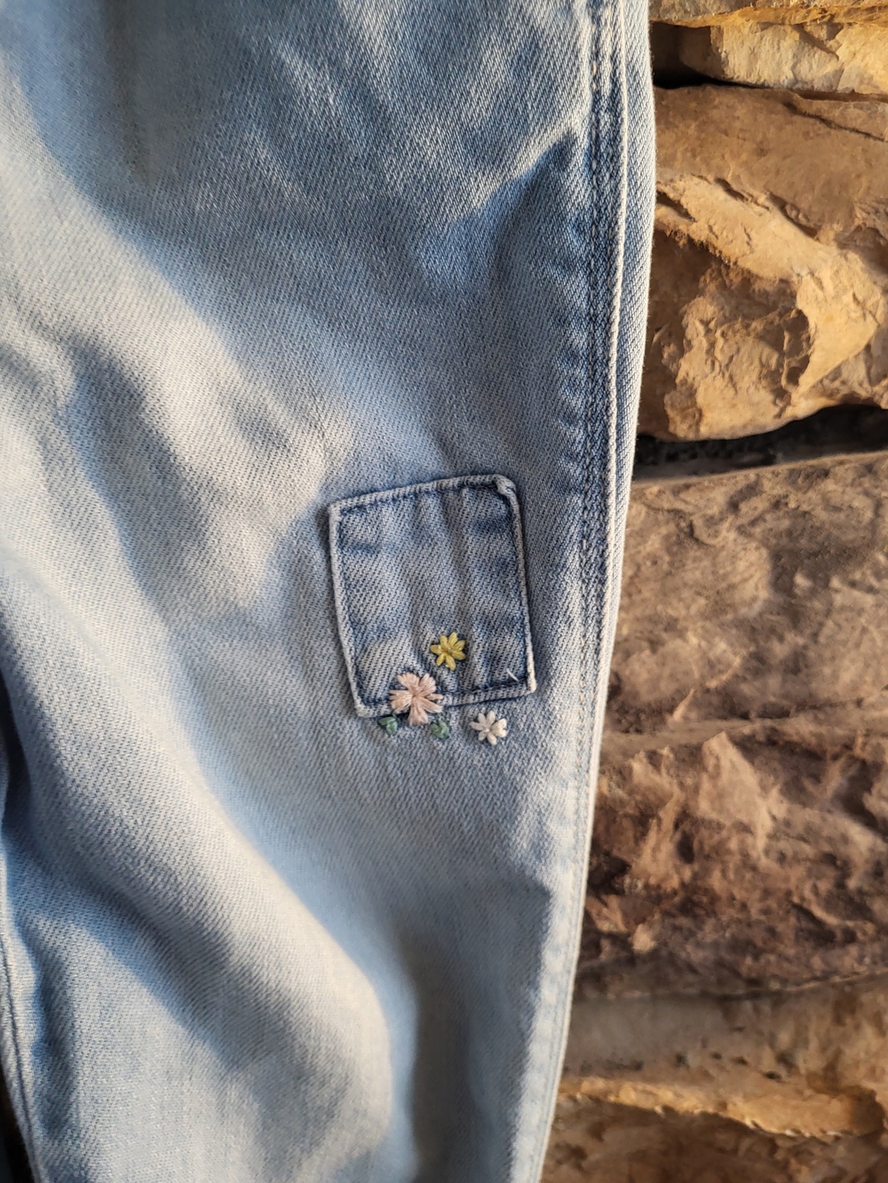 OshKosh B'gosh Light Blue Denim Overalls for Kids - Picture 4 of 9